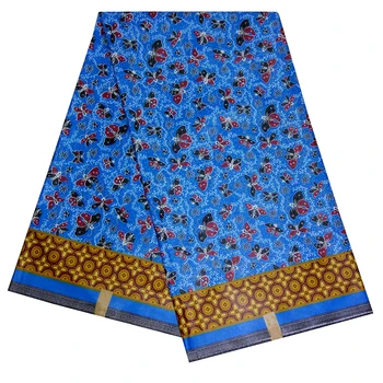 

Ankara Wax Dutch 2019 100% Cotton High Quality African Fabric Wax Print 6 Yards African Ankara Nigeria Wax Fabric