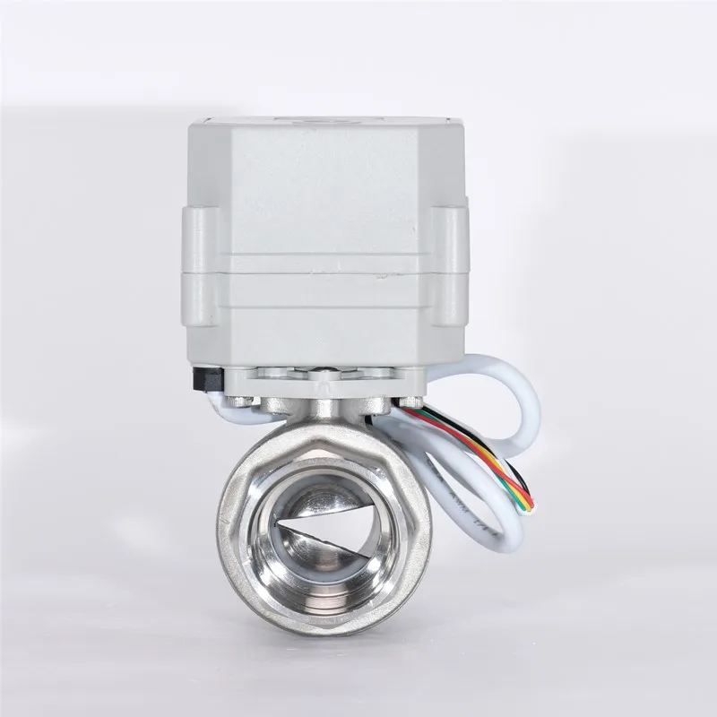 1/2 '' 1'' DN15 25 пропорциональный v тип шаровой клапан SS304 V образный