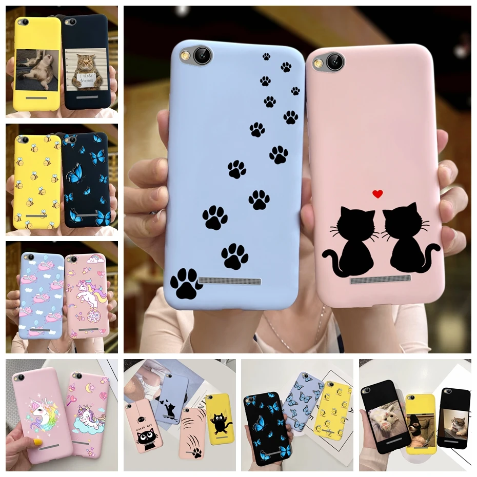 Lovely Cartoon Silicone Phone Case - Candy Color Soft Cover