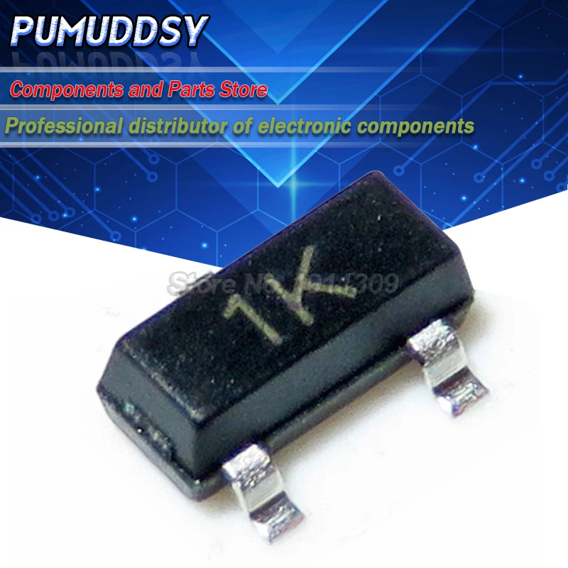 100 шт. BC848B SOT23 BC848 SOT SMD SOT-23 1K новый транзистор IC | Электронные компоненты и