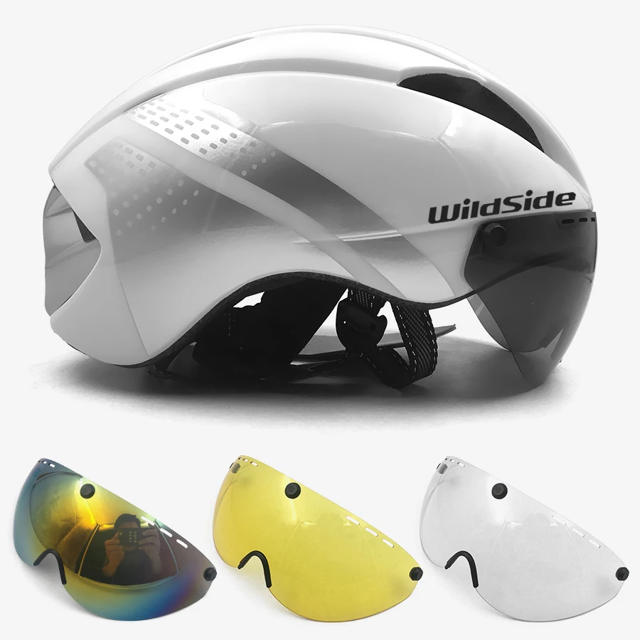 Велосипедный шлем Wildside Aero с магнитной застежкой 3 цвета | Спорт и развлечения
