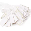 500pcs Jewelry String Cord Price Tags Rectangle White Blank Label  jewelry Display Card Cardboard Package Hang Tag Card 23x13mm ► Photo 2/6