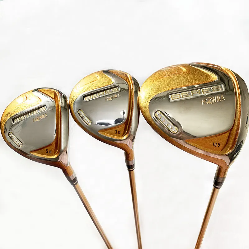 New Mens Golf Wood Set Honma Beres S07 4 Star Clubs Wood Driver