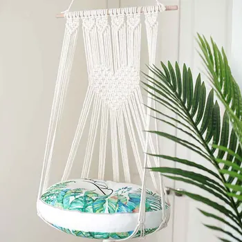 

Wall Hanging Cat Hammock Handwoven Resting Seat Swing Bed Without Mat Window Sleeping Pet Supplies Macrame Tapestry Home Decor