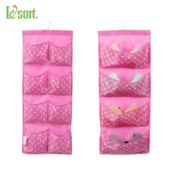 

Wall/Over Door Storage Washable 12 Pockets With Hook Hanging Storage Bag Underwear Clothes Bag Manufacturer Organizer Rack