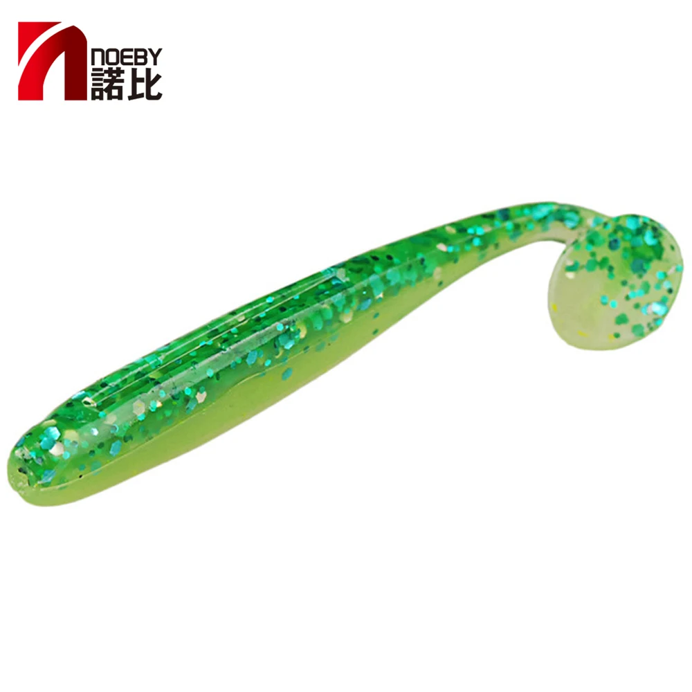 

NOEBY S3118 Fishing Lure Wobbler Soft Silicone Shrimp Artificial Bait PVC Plastic for Fragrance