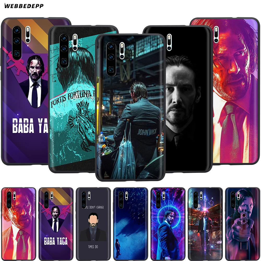 

Webbedepp John Wick Case for Huawei P8 P9 P10 P20 P30 Lite Pro P Smart Z 2019 2019 Mini