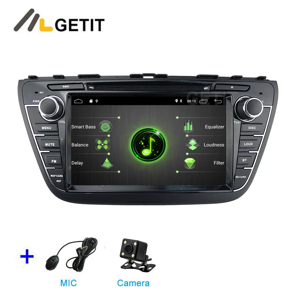 DSP 2G CAMERA DSP 64G PX6 Android 9,0 Автомобильный DVD стерео Мультимедиа Радио gps для Suzuki SX4 S Cross - Цвет: DSP 2G CAMERA