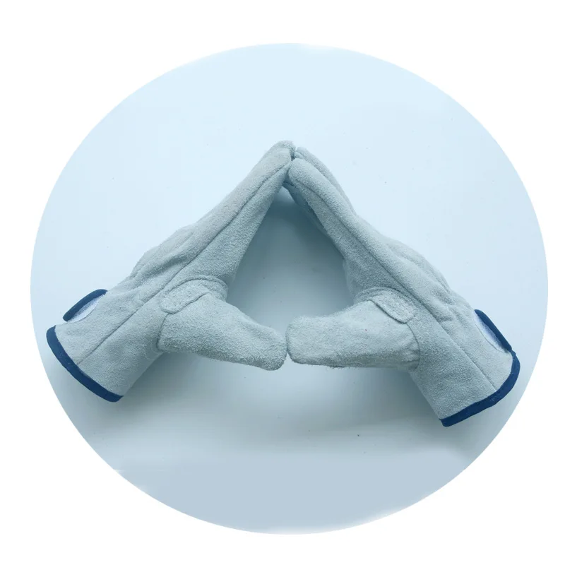 Hand Protection Welding Work Velcro Gloves Wear-resistant Safety Gloves For Electric Welding Handling