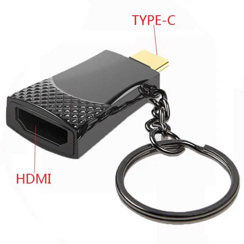 Конвертер usb type-C в HDMI позолоченный интерфейс прочный и стабильный 4K 1080P видео и аудио адаптер для телефона ноутбука ПК