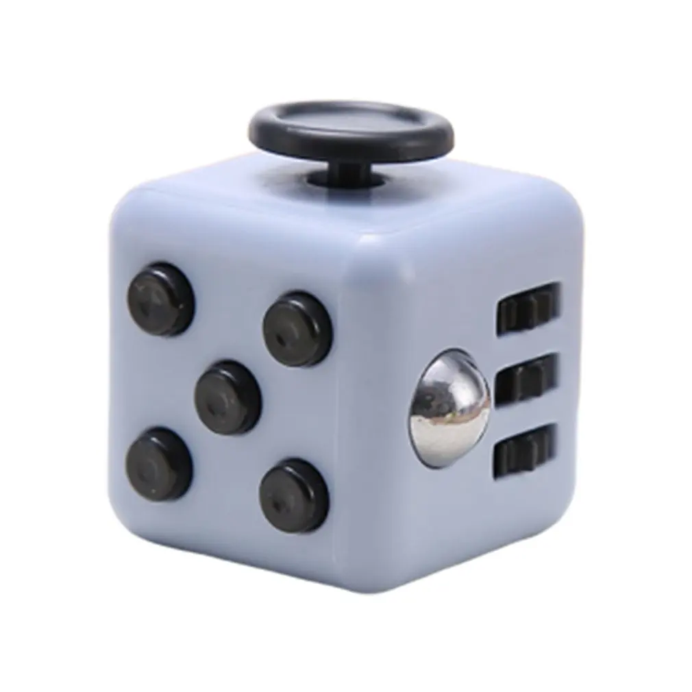 Декомпрессия неограниченное магическое квадрат забавная игрушка для взрослых Распаковка игрушечные кубики прекрасный эмоционный вентилирующая игрушка - Цвет: gray black