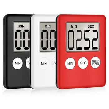 

1PCS Kitchen Timer Multipurpose Square Digital LCD Kitchen Cooking Timer Count-Down Up Clock Alarm Magnetic
