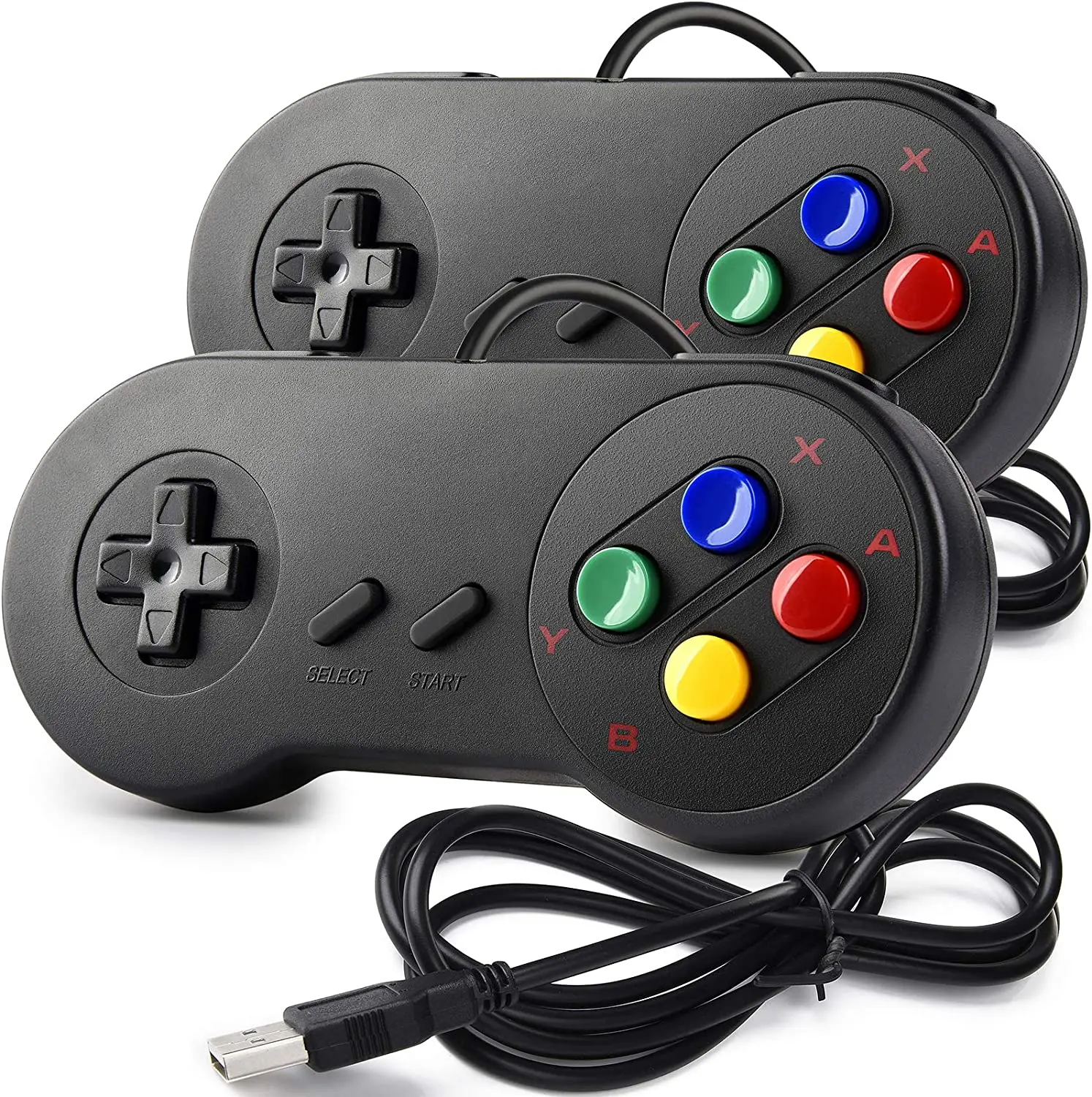 USB Controller for SNES Retro Gaming, USB Classic Gamepad Joypad Gamestick for Windows 7/8/10 PC MAC Linux Raspberry Pi 3