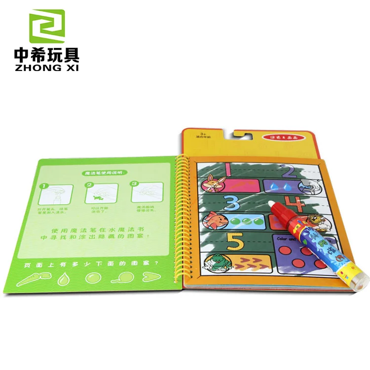 

Infants Children Environmentally Friendly Magical Water Sketchpad Repeated Use Color Water Explicit Water Drawing Book Baby Dood