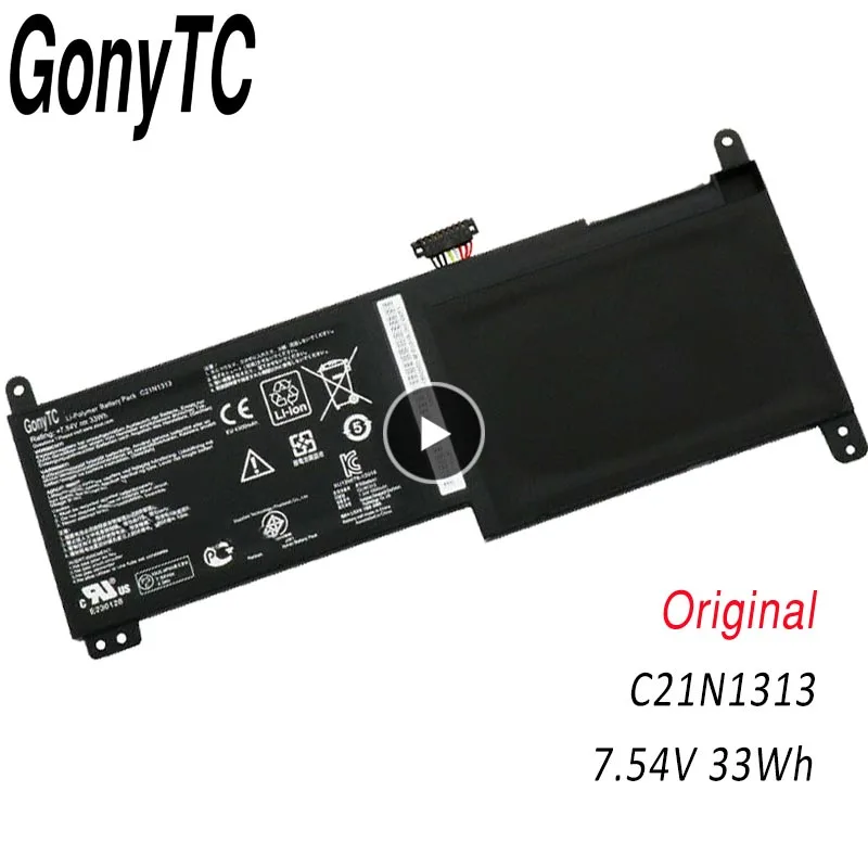 GONYTC C21N1313 Аккумулятор для ноутбука ASUS Transformer Book Trio TX201 TX201L TX201LA клавиатуры 7 54 в