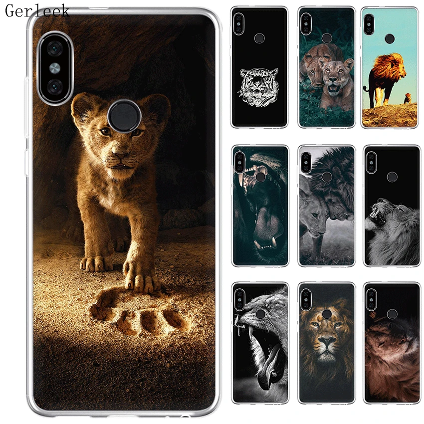 Silicone Phone Case Tpu For Xiaomi Redmi S2 4A 4X 5 6 6A 7 GO 4 3 3S Prime Pro Cover King Of The Beast Lion Casing | Мобильные