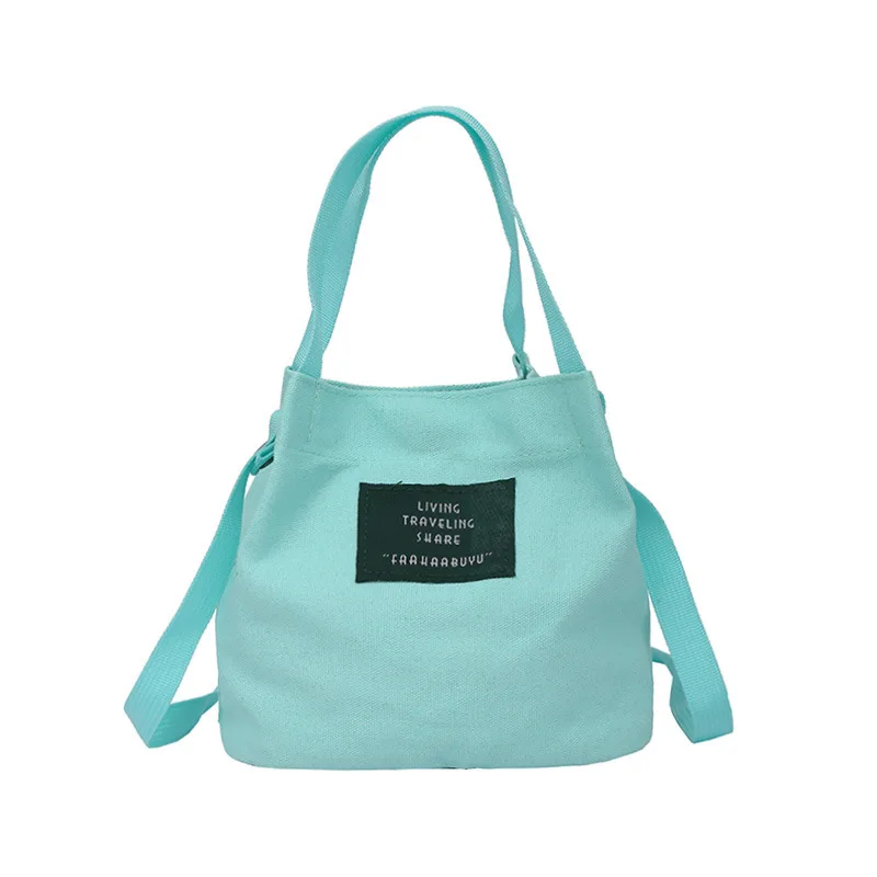 Японо-Стиль для любителей литературы и искусства Single-сумка тканевая через плечо Для женщин простой в студенческом стиле сумка-мешок студентов мини-сумка через плечо