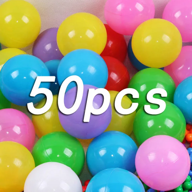 Ball Plastic Tent Playground-Games Swim-Pool Colorful Baby Soft Kids Fun Pc 50pcs/Bag