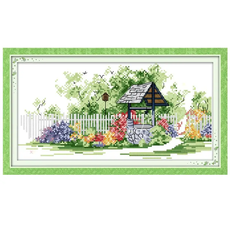 

DIY Handmade Needlework Counted 14CT Printed Cross Stitch Embroidery Kit Set Home Decoration