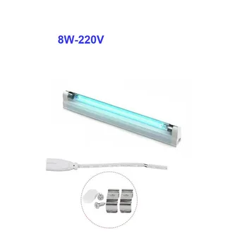 

8W uv sterilizing lamp T5 Tube fixture UVC Quartz Ultraviolet lamp Germicidal Disinfect UV lights Sterilizer lights