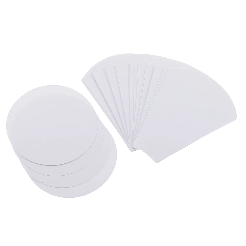 120 Pieces High Quality Flower Shape Paper Quilting Templates for Sewing Craft 71/56/39mm