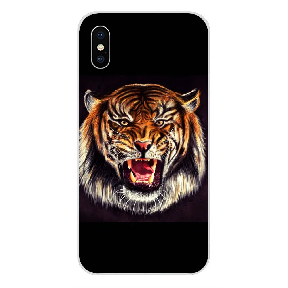 Мягкий ТПУ чехол для телефонов Tiger для Xiaomi Redmi Mi 4 7A 9T K20 CC9 CC9e Note 7 9 Y3 SE Pro Prime Go Play - Цвет: as picture