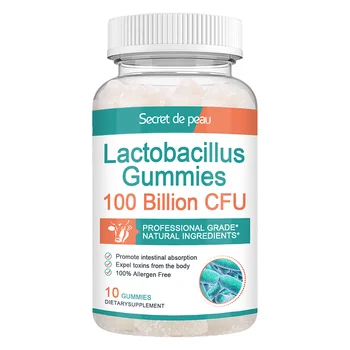 100 Billion CFU Lactobacillus Gummies Promote Intestinal Peristalsis Relieve Constipation Immune System Booster Detox For Women 1