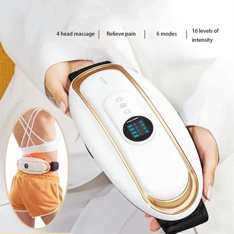 

TENS Waist Belt Massager Electric Pulse Muscle Body Pain Relieve Heating Kneading Knocking Acupressure Hot Remote Control Luxury