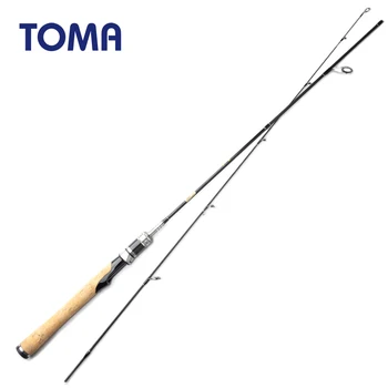 

TOMA UL Spinning Rod Casting Solid tip 1.68m 1.8m 1.98m Trout Rod Fast Action Ultralight Lure Fishing Rod Carbon Fiber Tackle