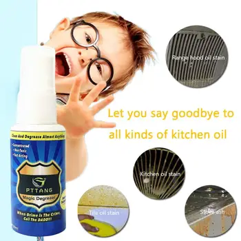 

0Ml Grease Police Magic Degreaser Cleaner Spray Household Bathroom Degreaser Dirt Oil Cleaner Household Kitchen Cleaning Tools