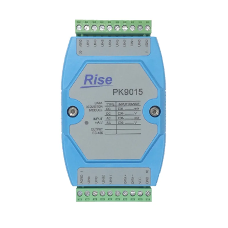

4 8 12 way Analog acquisition module AI input IO voltage and current 4-20MA 0-5V 0-10V to RS485 ModBus RTU communication