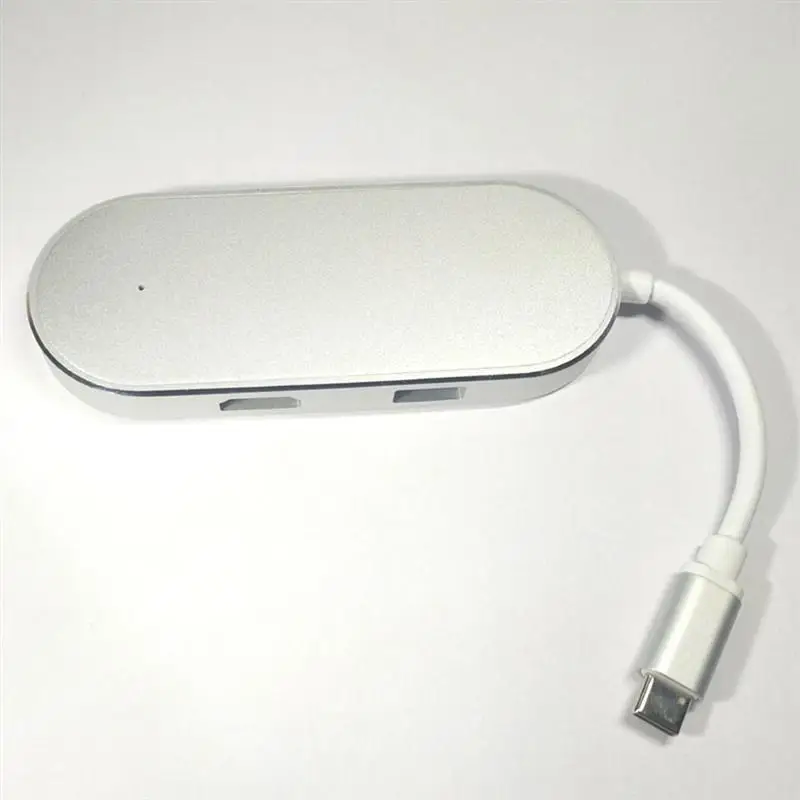 USB C концентратор адаптер USB 3,1 C адаптер с type C зарядный порт HDMI PD зарядное устройство Порт Устройство для чтения карт SD TF 2 USB 3,0 Charigng порта