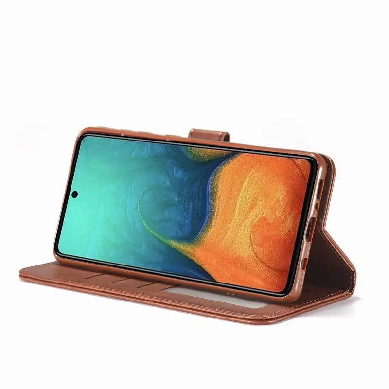 Для Samsung Galaxy A51 чехол с магнитной откидной крышкой для кожаный телефона A 51 5G 4G