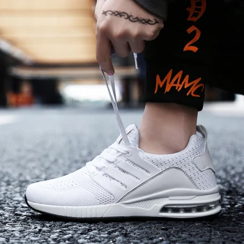 

Summer Running Shoes Men Lace Up Sneakers Couple Athletic Trainers Men Sapatilhas Homem Sports Shoes Men Outdoor Walking Sneaker