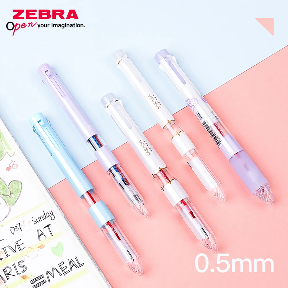 1pcs Japan Zebra Multifunction Pen Shell S5a15 Fiveinone Color Press