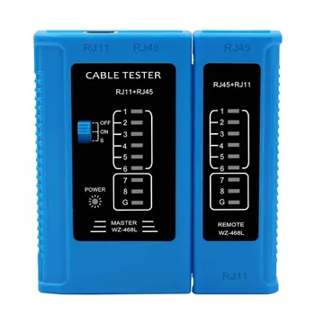 

Home Office Repair Tool Ethernet Lan Wiring Problem Connection Wide Use RJ45 RJ11 Micro Interface Network Cable Tester Circuits