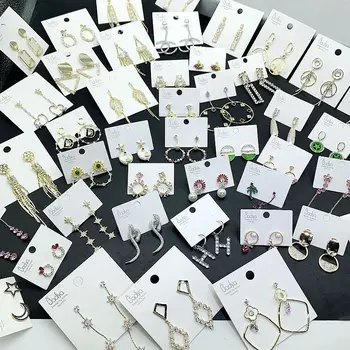 

30 Paris/lot novelty fashion women alloy earring lot vintage style cool design women jewelry earring wholesale 200731-101