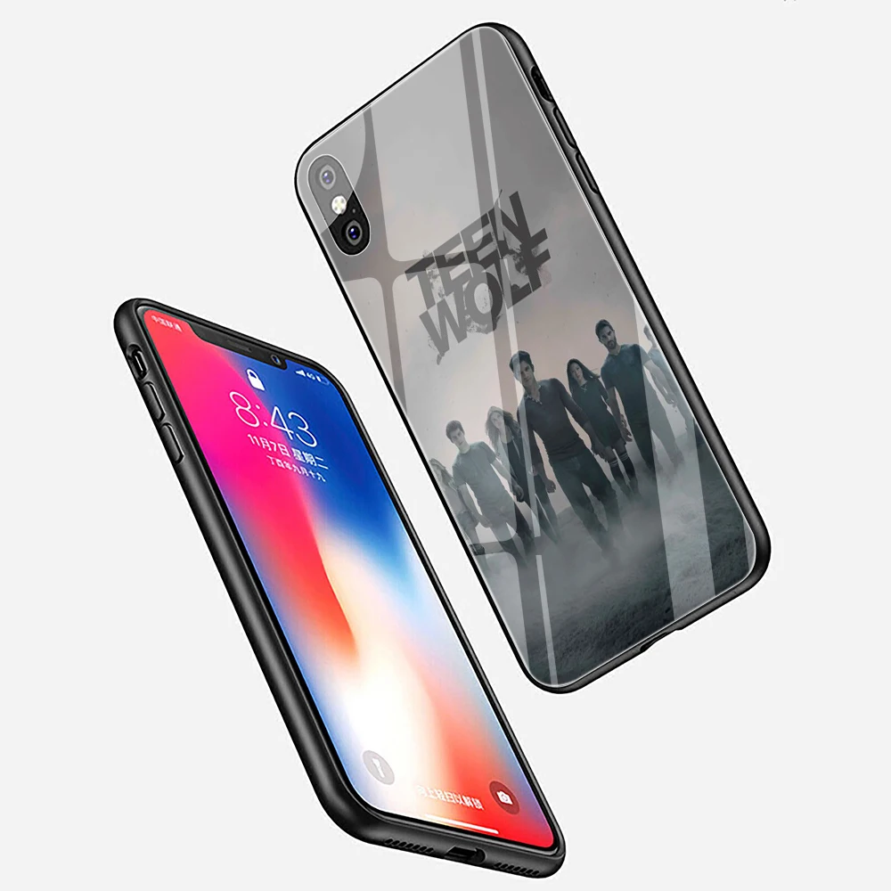 Чехол для телефона EWAU Teen Wolf Stilinski из закаленного стекла для iPhone 5 5S SE 6 6s 7 8 plus X XR XS 11 pro Max