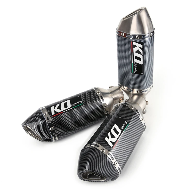 

Universal 38-51mm Motorcycle Exhaust Muffler Pipe 310mm Stainless Steel Escape Removable DB Killer Dirt Bike Scooter Silencers