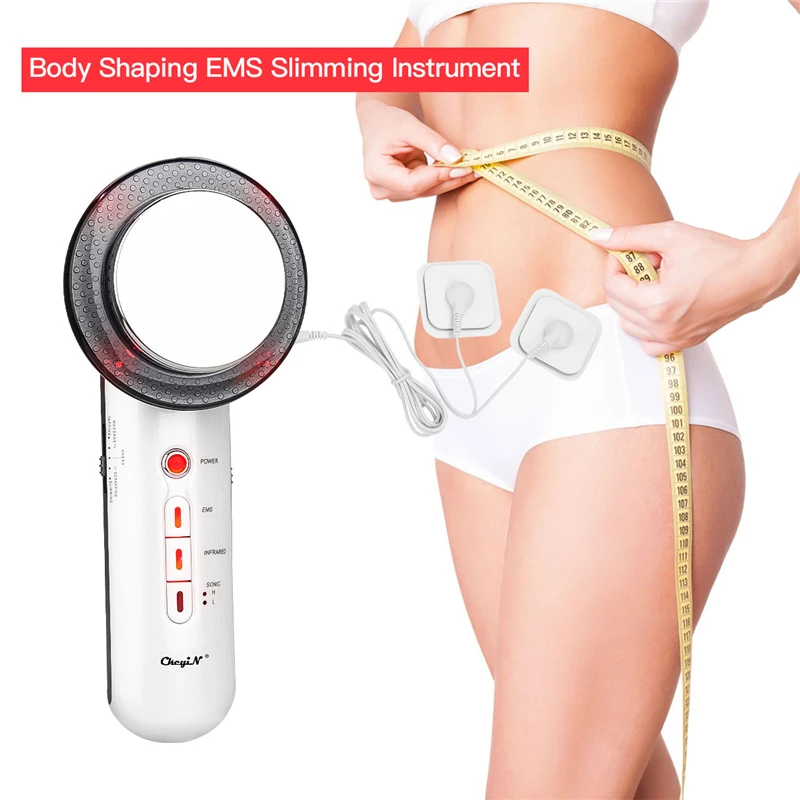 Perda de Peso Queimador de Gordura Cavitação Ultra-sônica Infravermelho Corpo Facial Emagrecimento Massageador Beleza Máquina Lipo Anti Celulite 45 Ems 7 Cavitação ultra-sônica infravermelho ems corpo facial emagrecimento