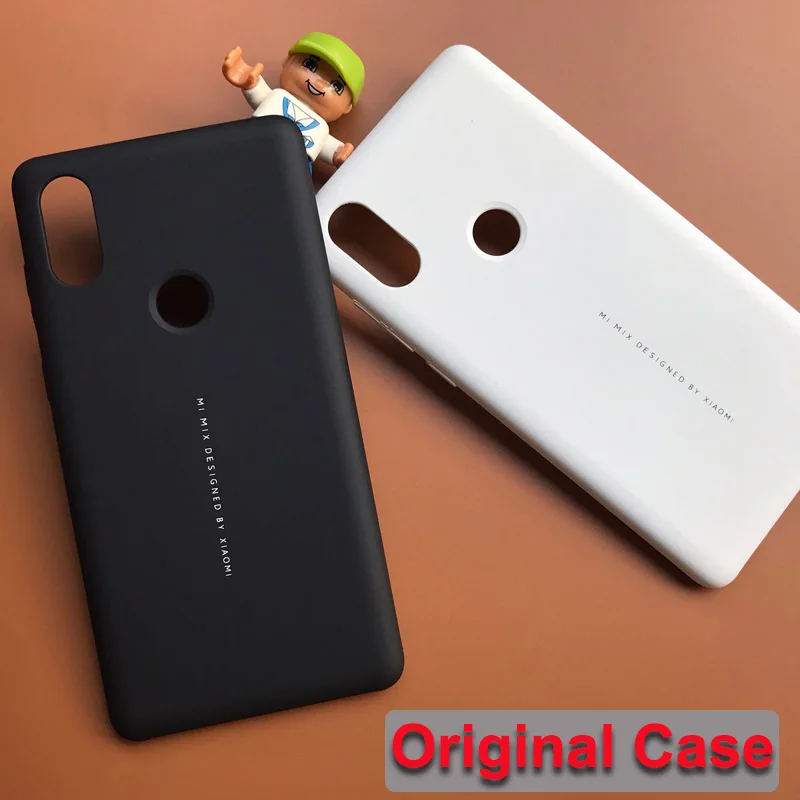 Оригинальный чехол для Xiaomi mi Mix 2 s Жесткий Чехол из поликарбоната официальные