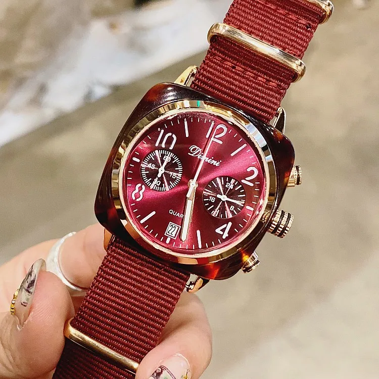 

Dimini Zhoudongyu Celebrity Style Trend Cool Women's Multi-functional Watch Canvas Watch Strap WOMEN'S Watch