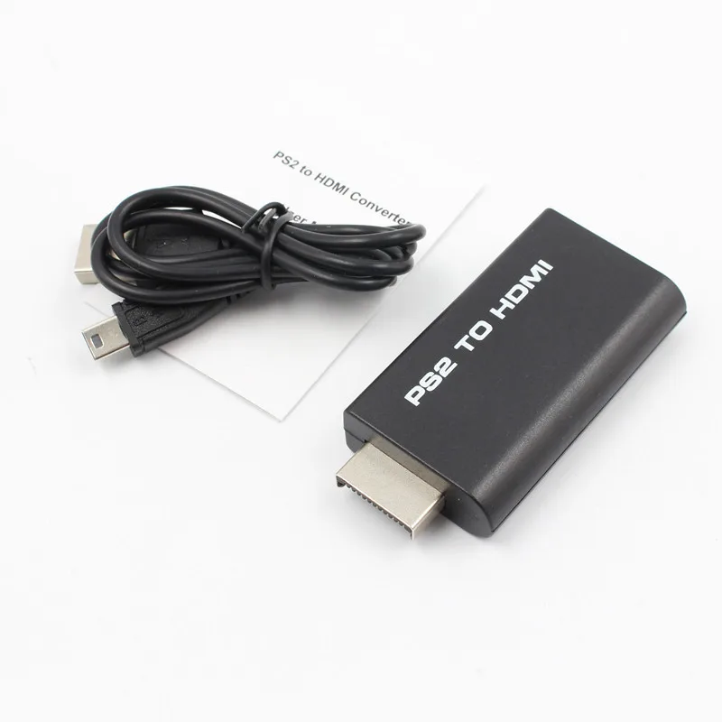 Для PS2 к HDMI 480i/480 p/576i аудио видео конвертер адаптер с 3,5 мм аудио выход поддерживает для PS2 режимов отображения