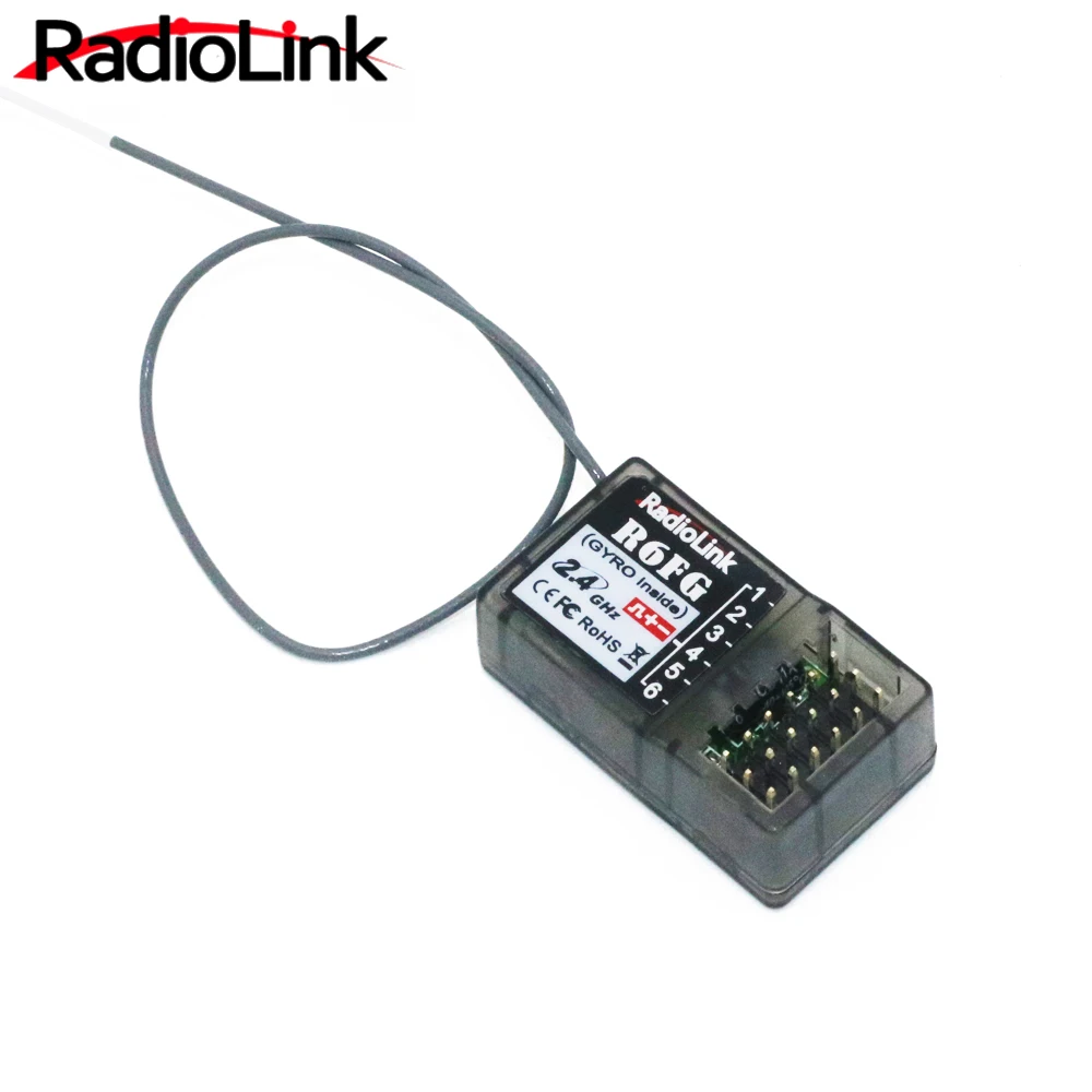 Radiolink R6fg 2.4g 6ch Fhss Receiver Radio Transmitter Gyro Integrant
