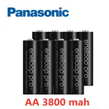 Panasonic eneloop Первичная батарея pro AA 3800 MAH 1,2 V NI-MH линейная камера nikova precalent перезаряжаемая батарея