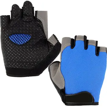 

GUANTI UNISEX MEZZO DITO FITNESS SPORT GLOVES PALESTRA CICLISMO MOTO PESCA SPORT