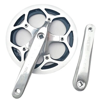 

SINGLE SPEED CRANKSET 53T, 170MM Crank Arms, Square Taper, Aluminum, Forged Kit