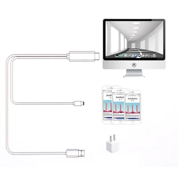 

1080P iPhone HDMI HDTV AV Cable Adapter for iOS 10 11 iPhone X 5 SE 6S 7 8 Plus iPad Air 2 Pro mini iPod