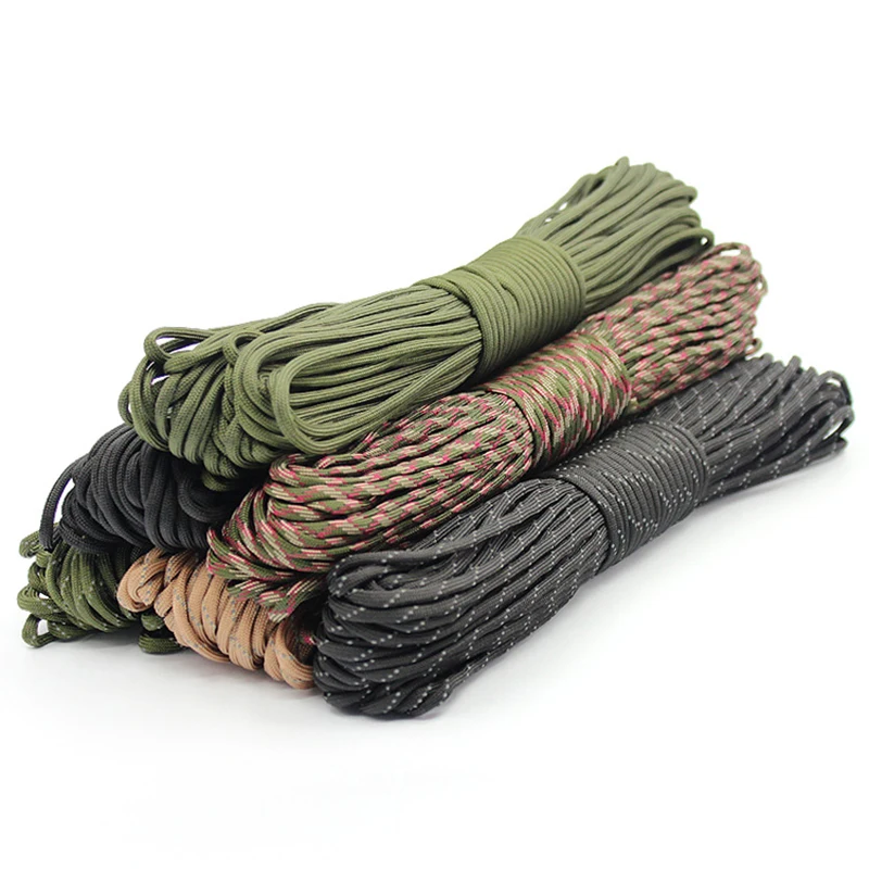 Paracord Parachute Cord Lanyard Spec Type Dia.4mm 7 Stand Cores Survival Paracord For Camping Hiking Climbing accessories 5M/10M paracord rope,braided paracord,paracord accessories,outdoor knife lanyard,outdoor accessories,paracord lanyard pendants,paracord jig
