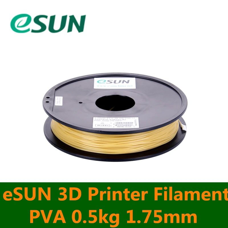Почта из России eSUN PVA 3d принтер нить естественного цвета 1,75 мм 0,5 кг 3D Печатный материал высокое качество